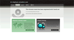 Desktop Screenshot of dr-stephane-emsalem.com